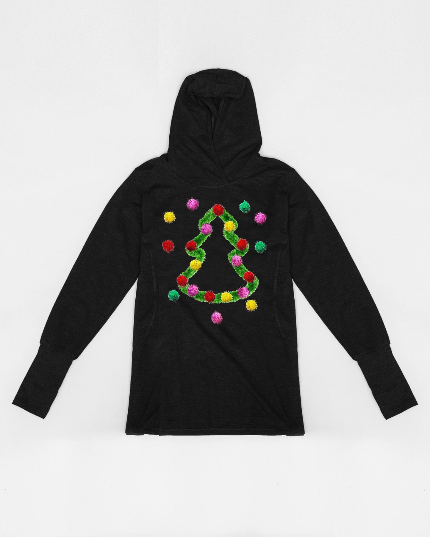 Pom Poms Christmas Sweater