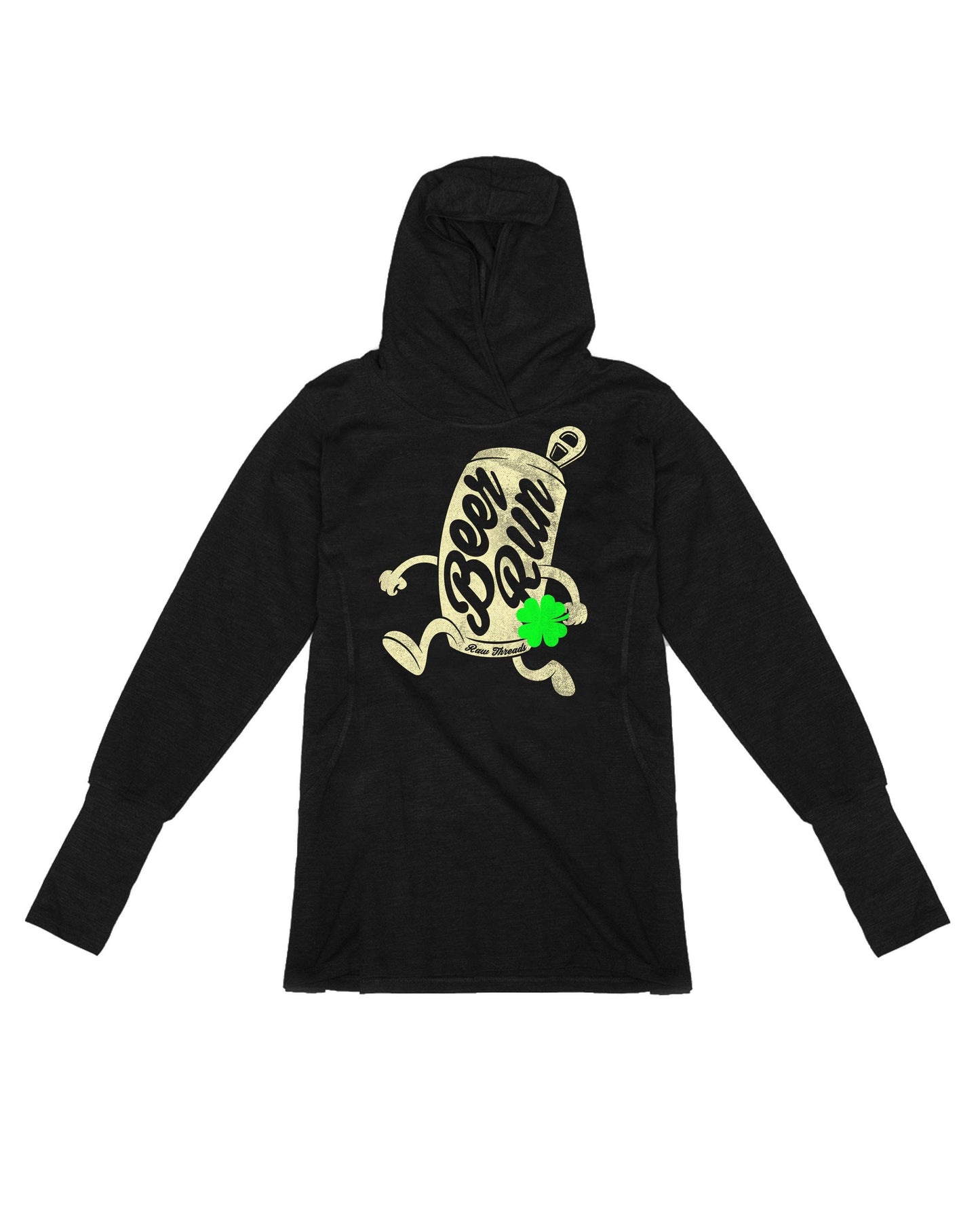 Running Beer Can with Shamrock
