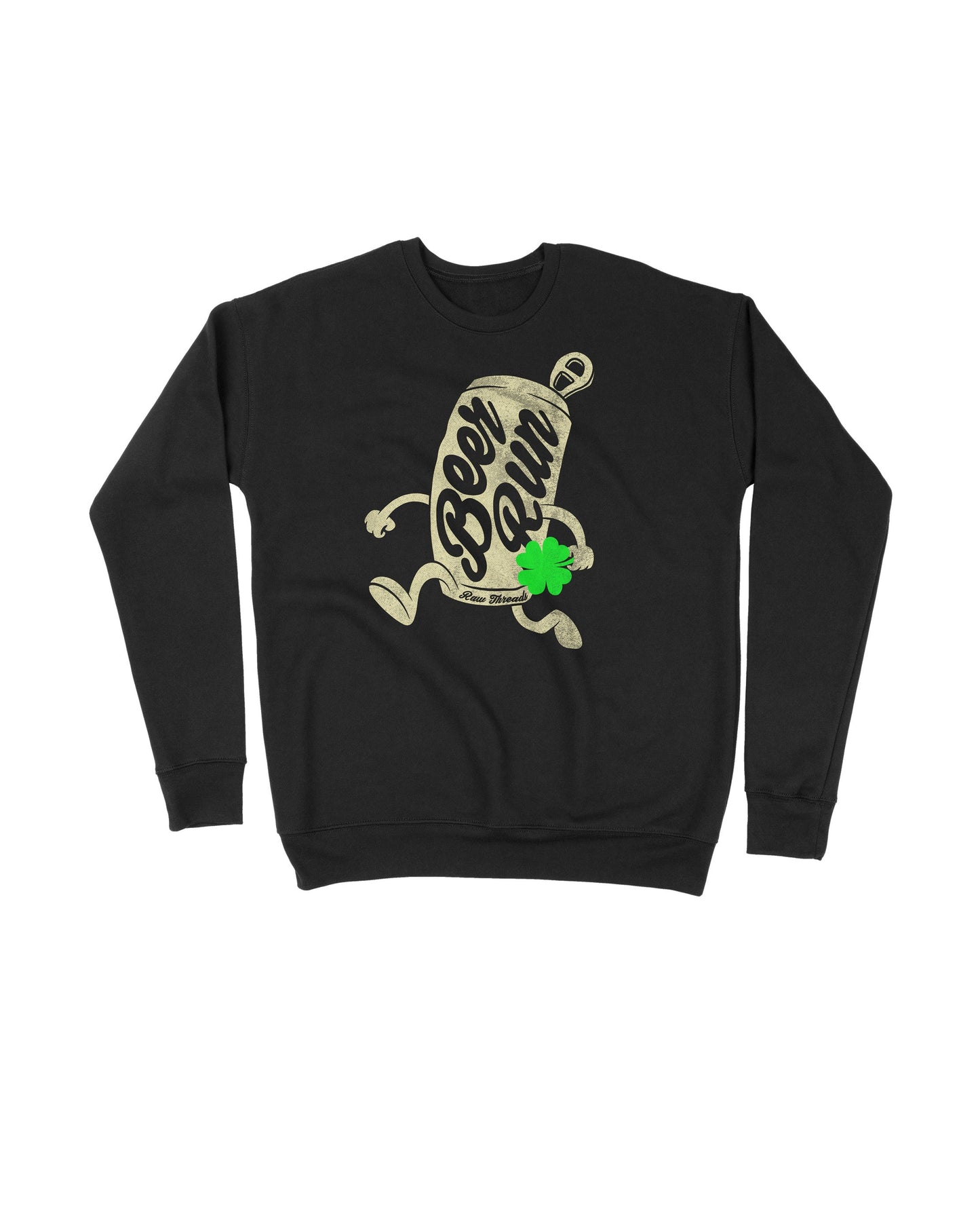 Running Beer Can with Shamrock