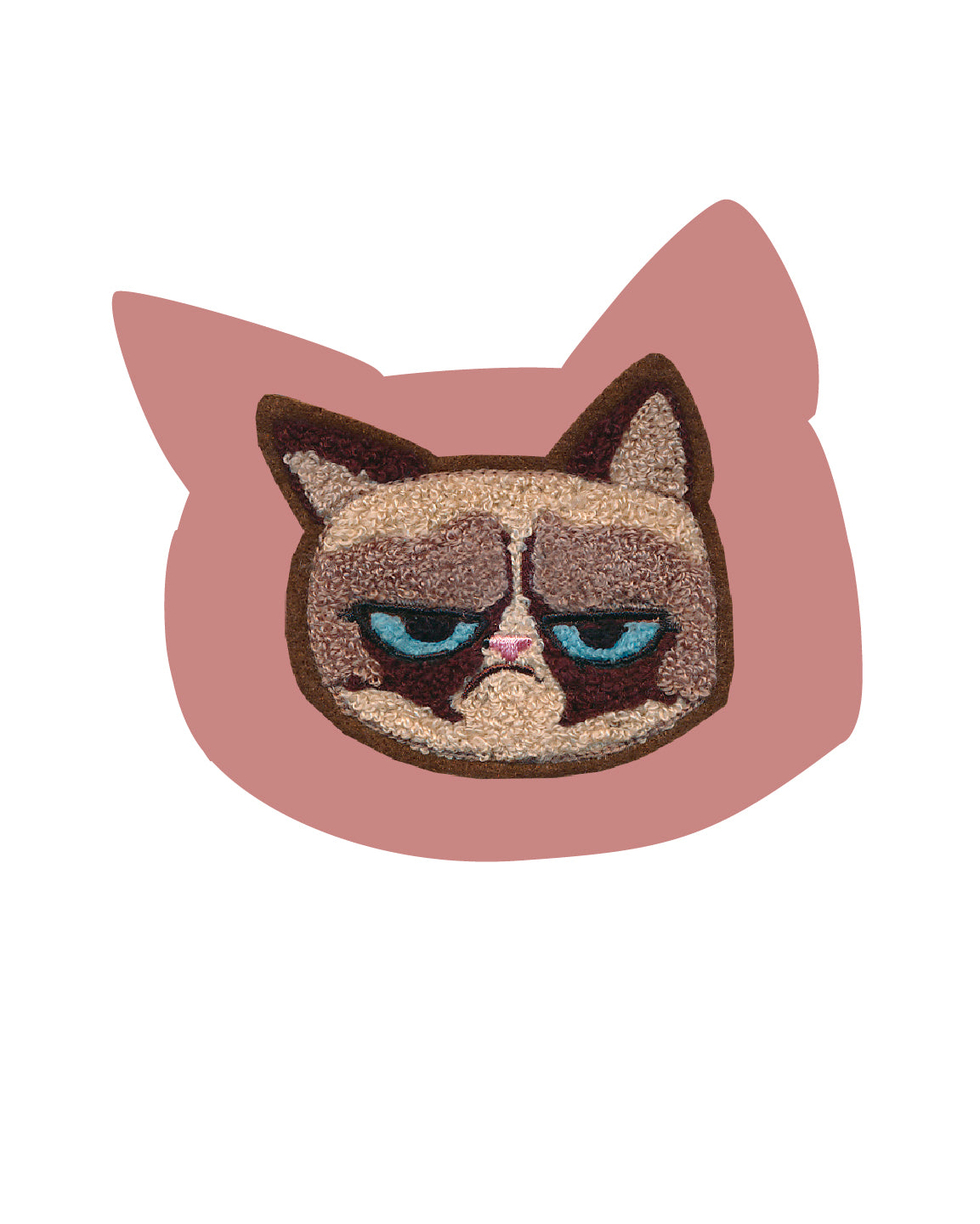 Grumpy Cat Chenille Patch